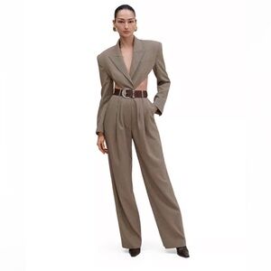 Ronny Kobo Amschel Jumpsuit in Oxblood Multi Womens